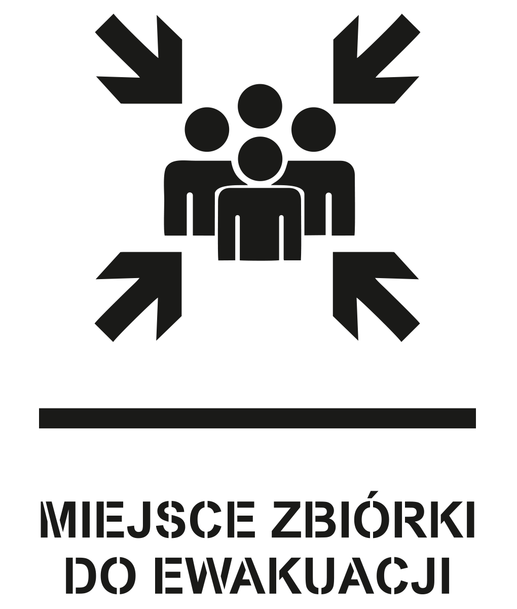 Miejsce zbiórki do ewakuacji - 64x84,9cm