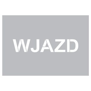 WJAZD - szablon ostrzegawczy, przemysłowy